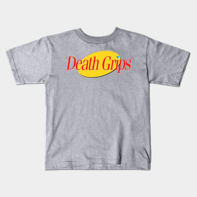 Death Grips Aesthetic 90s Logo Design Kids T-Shirt by DankFutura